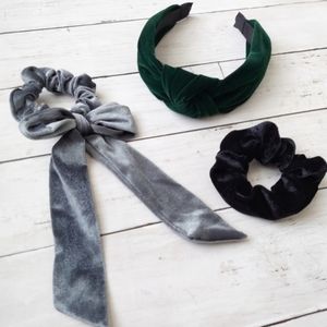 Velvet Hair Accessory Bundle